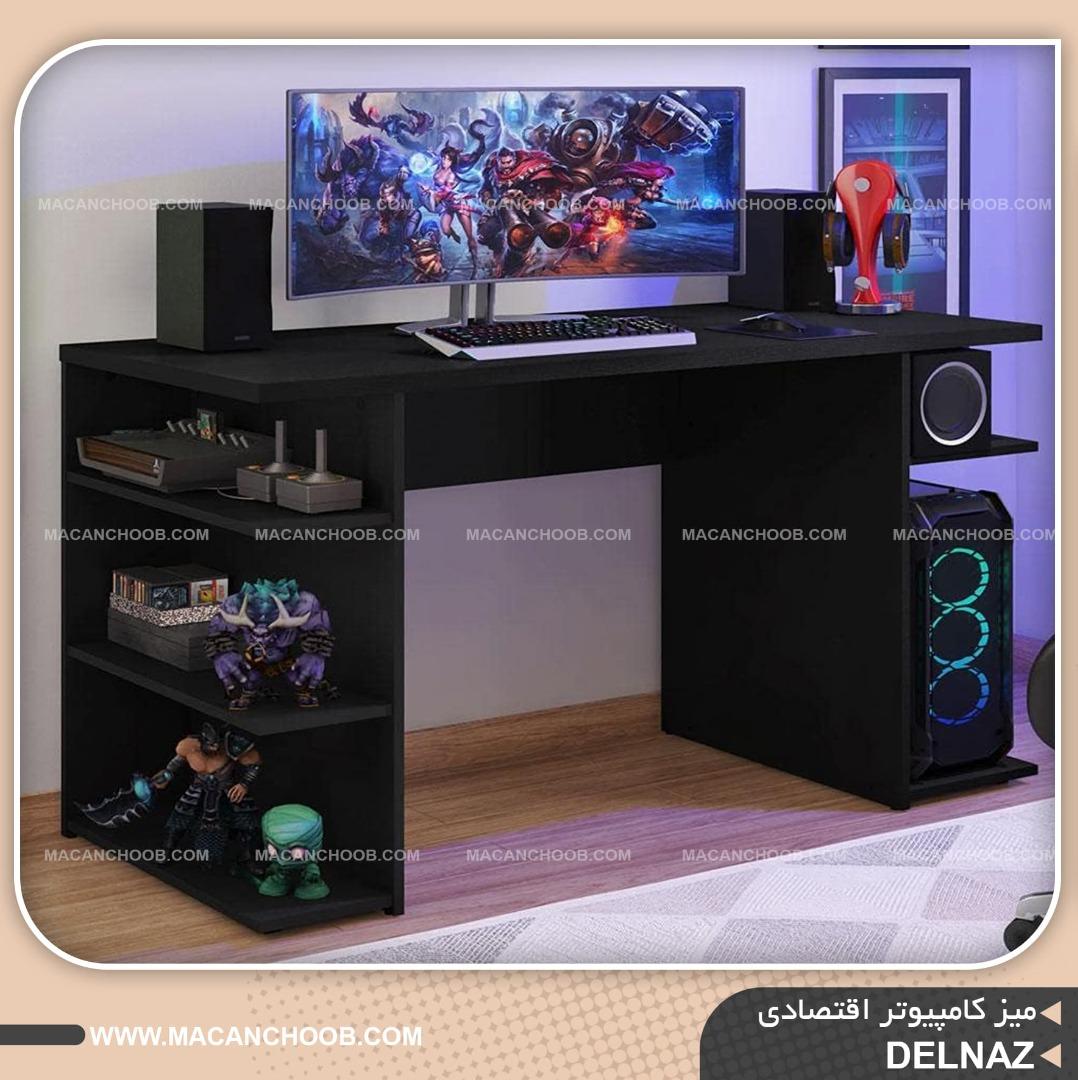 میز کامپیوتر و گیمینگ عریض مدل DELNAZ 