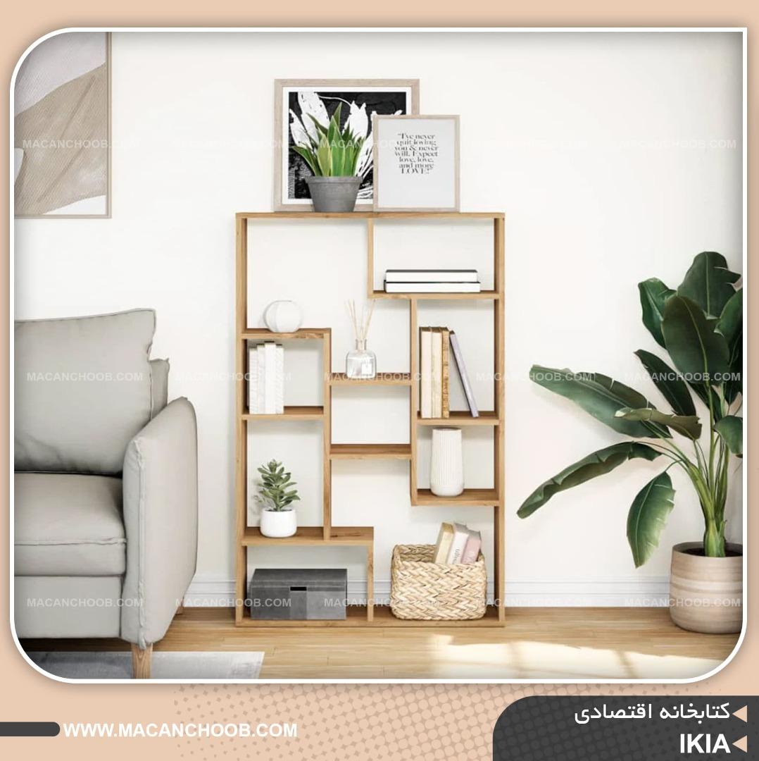 کتابخانه و استند کتاب 2 حالته نامتقارن مدل IKIA