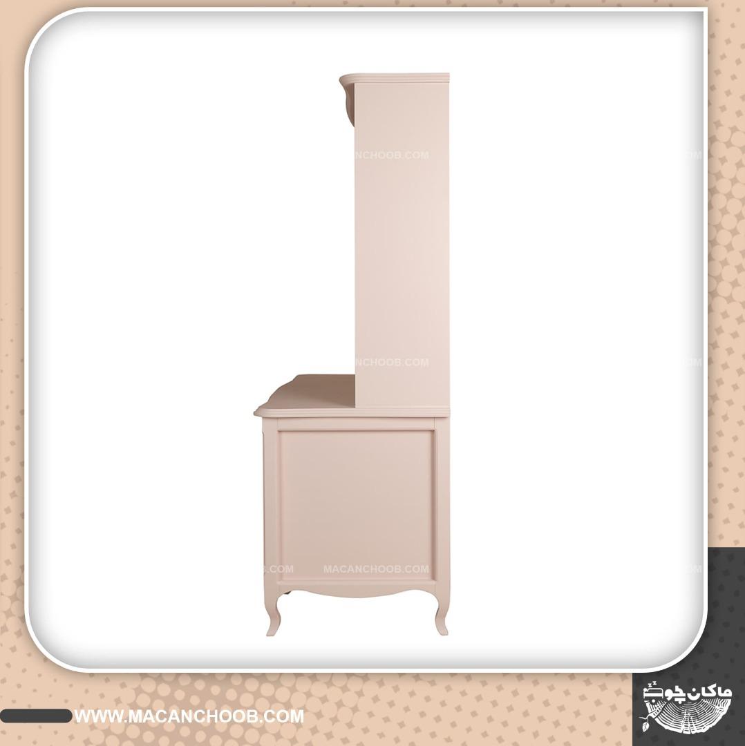 میز تحریر چوبی کتابخانه دار دخترانه مدل PALIZ